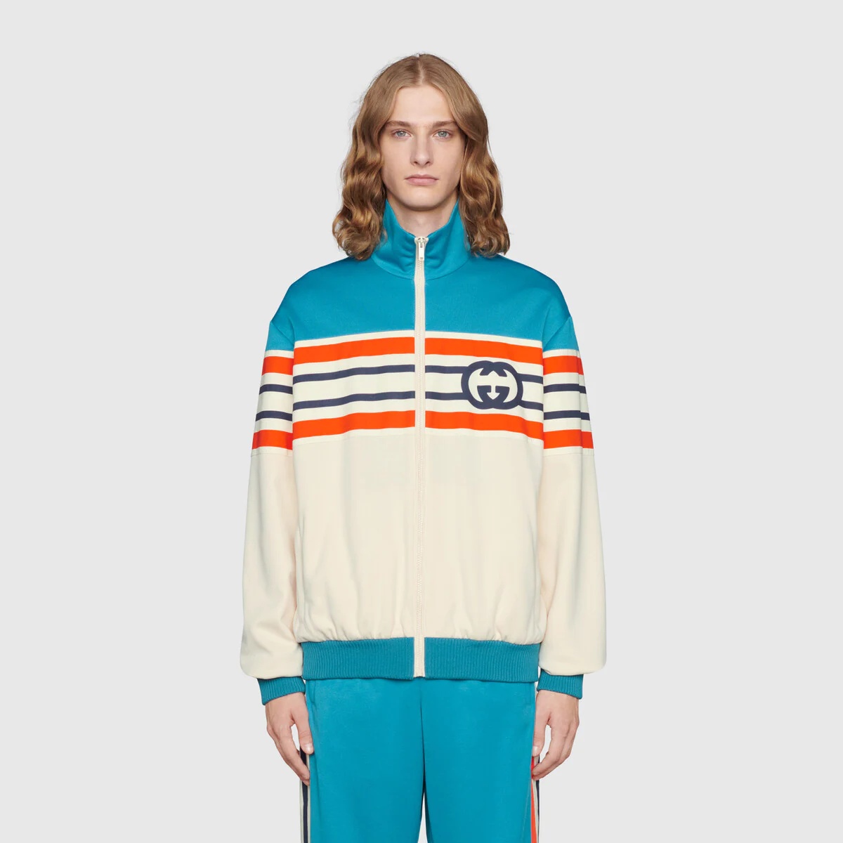 Interlocking G stripe jacket - 3