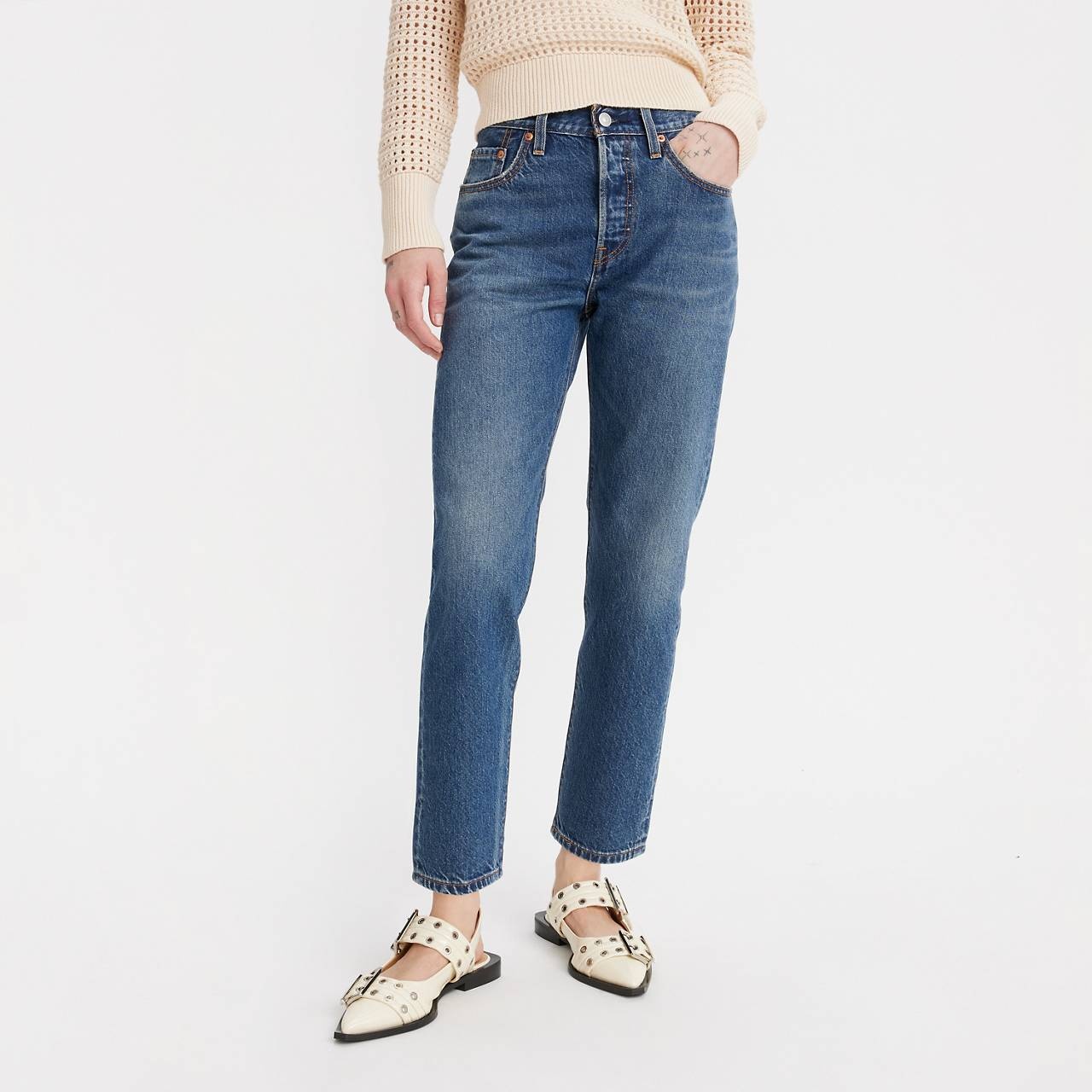 501® ORIGINAL FIT CROPPED LIGHTWEIGHT WOMEN'S JEANS - 3