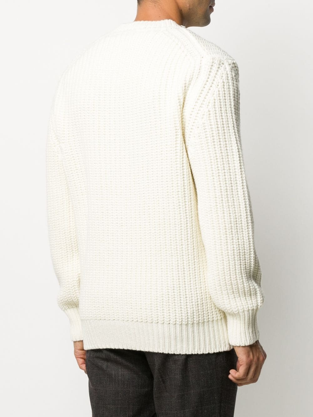 long sleeve ribbed sleeves jumper - 4