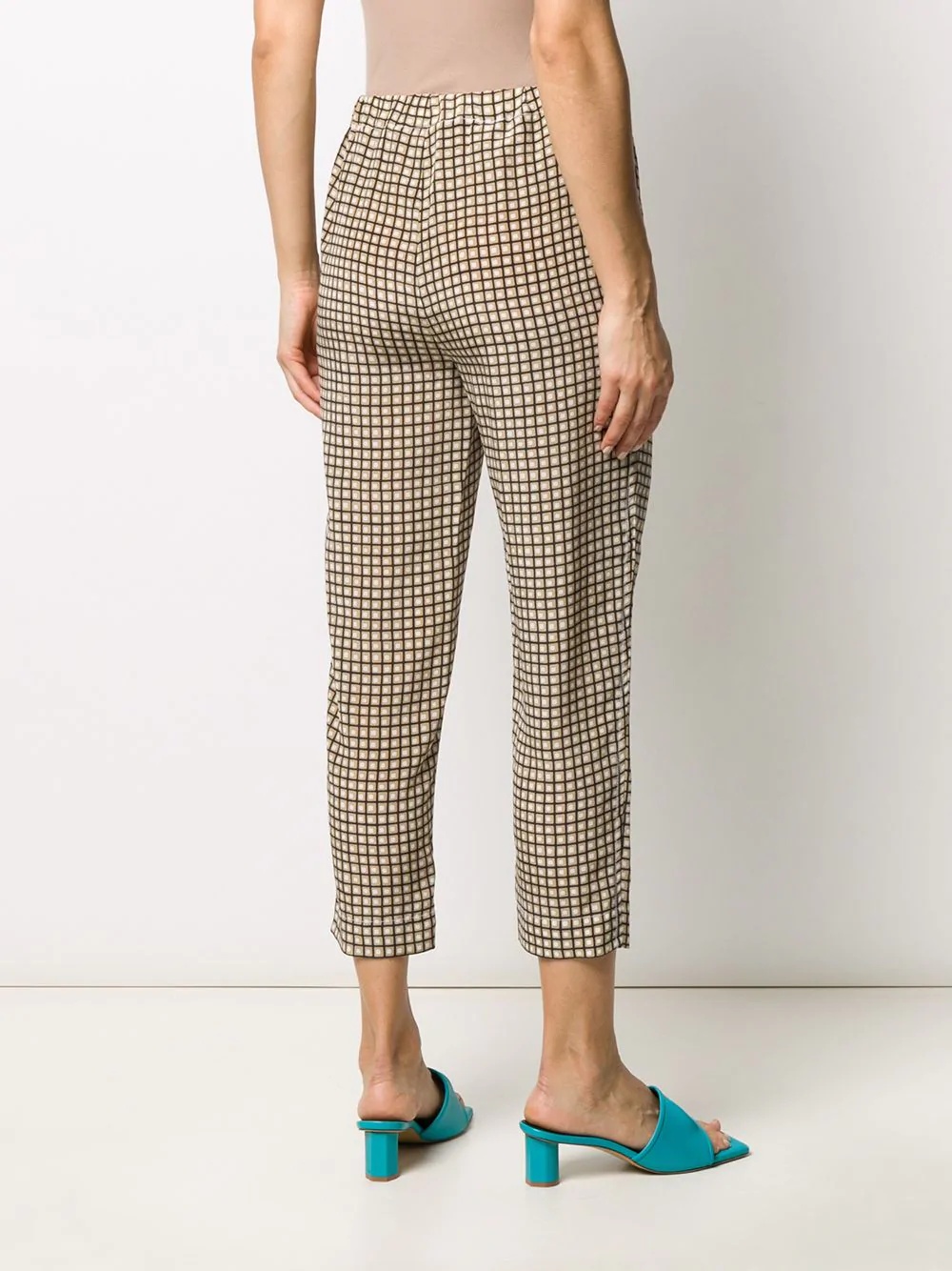 hive print cropped trousers - 4