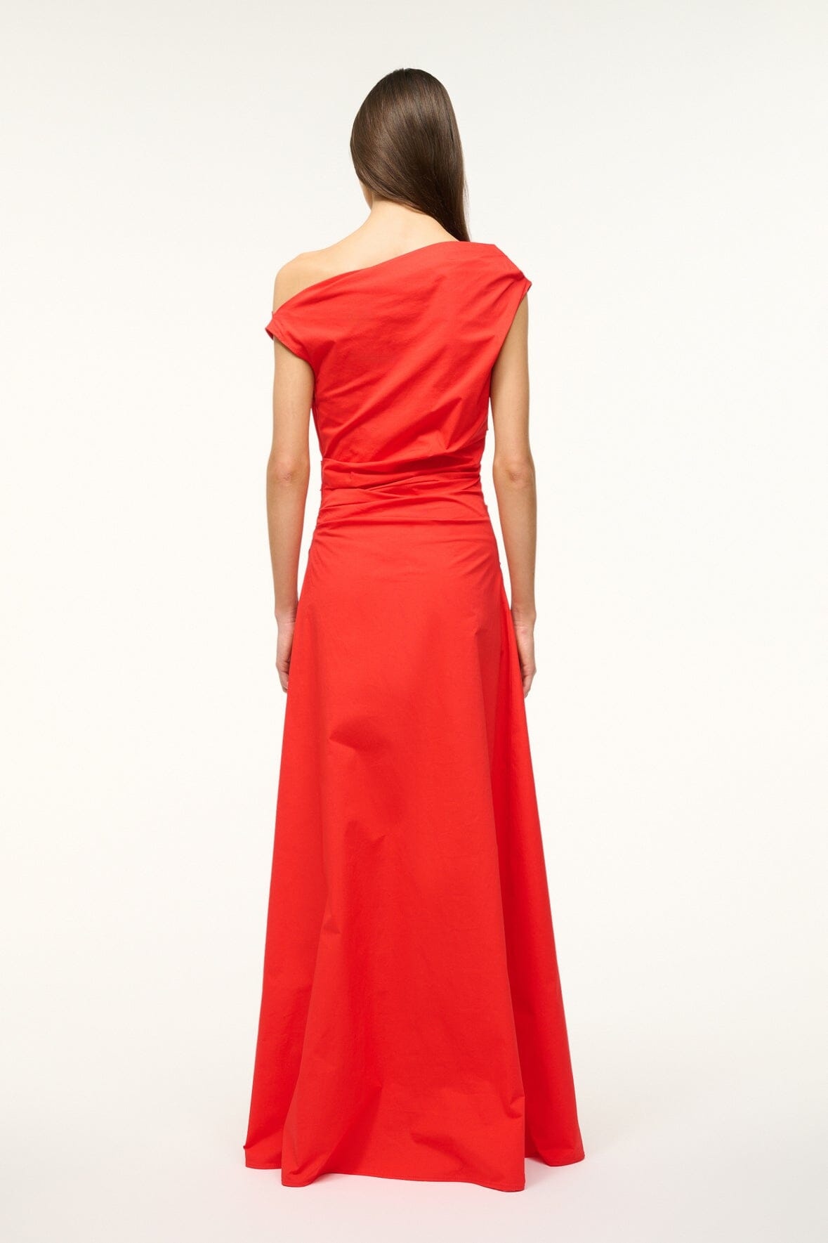STAUD MAXI PHARE DRESS RED ROSE - 5