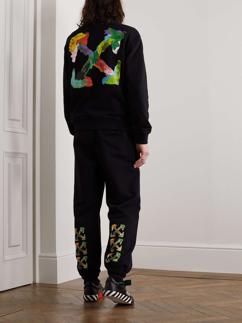 Off-White Logo-Print Cotton-Jersey Sweatshirt outlook