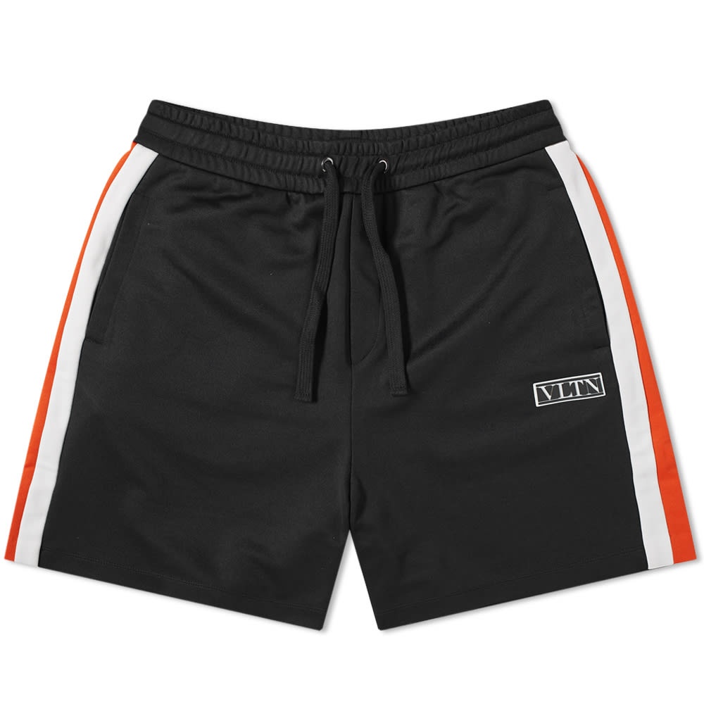 Valentino Side Striped VLTN Sweat Shorts - 1