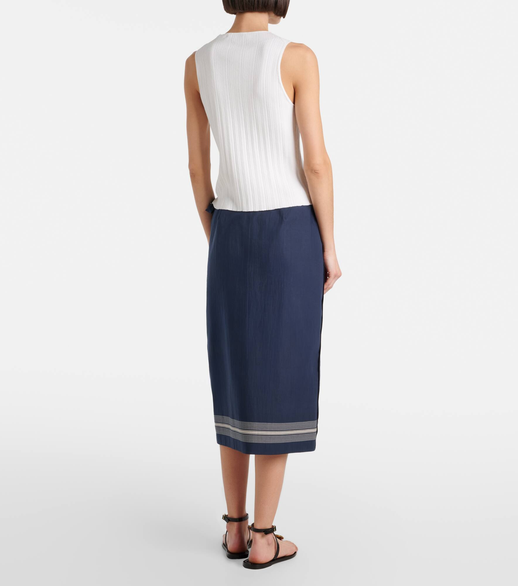 Ribbed cotton top - 3
