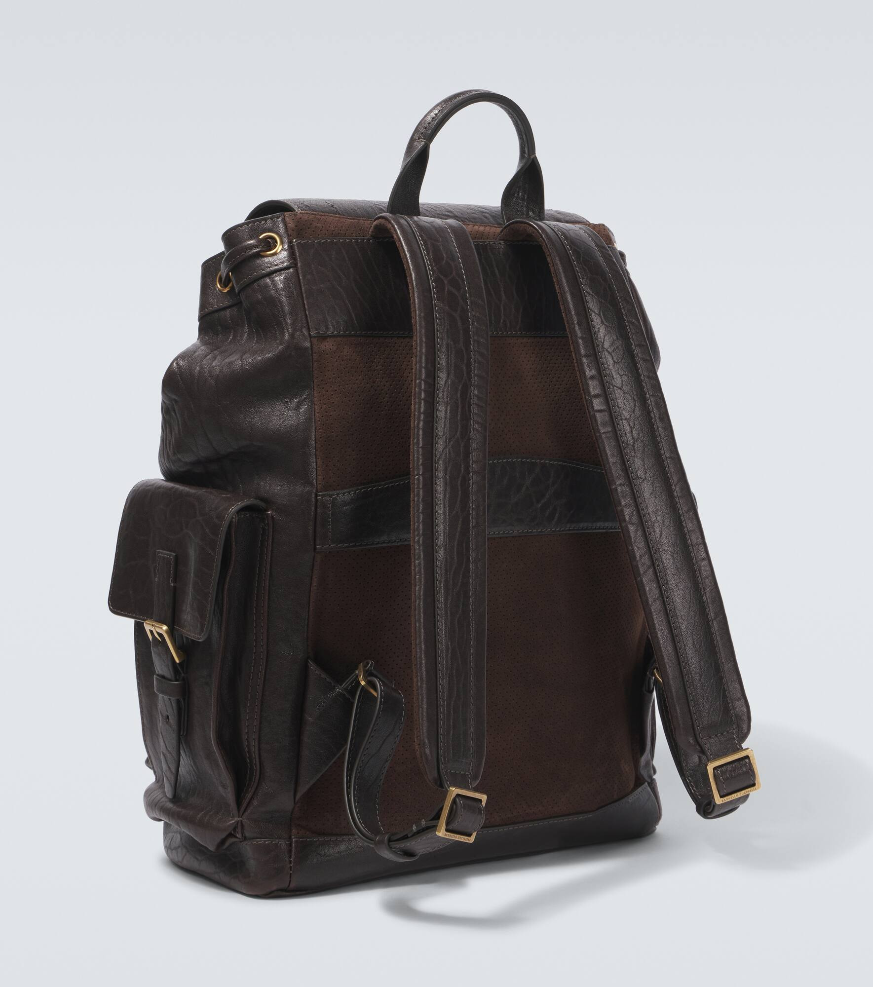 Leather backpack - 5