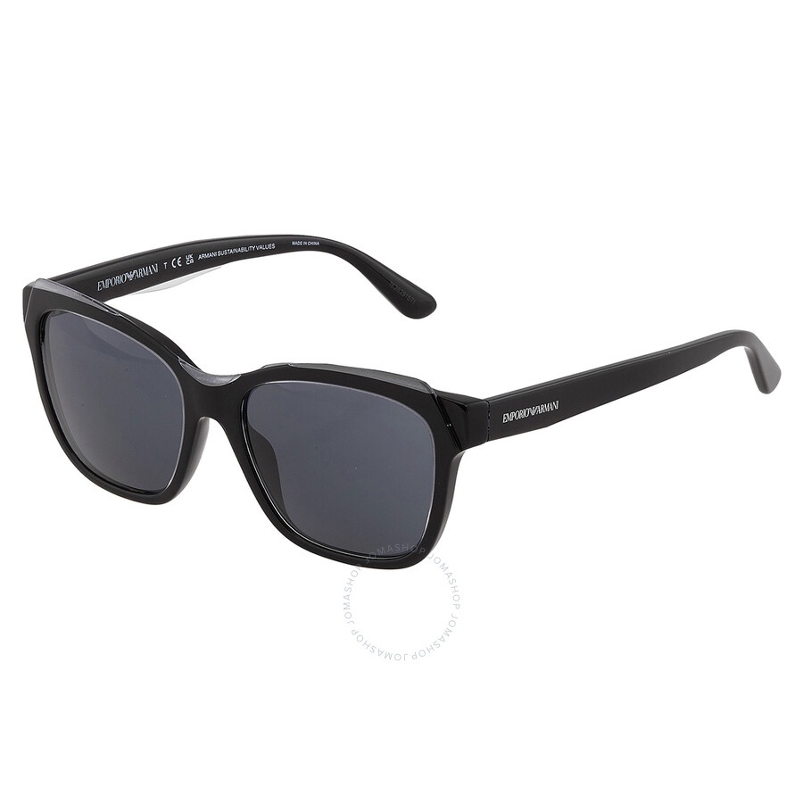 Emporio Armani Dark Grey Square Ladies Sunglasses EA4209 605187 54 - 4