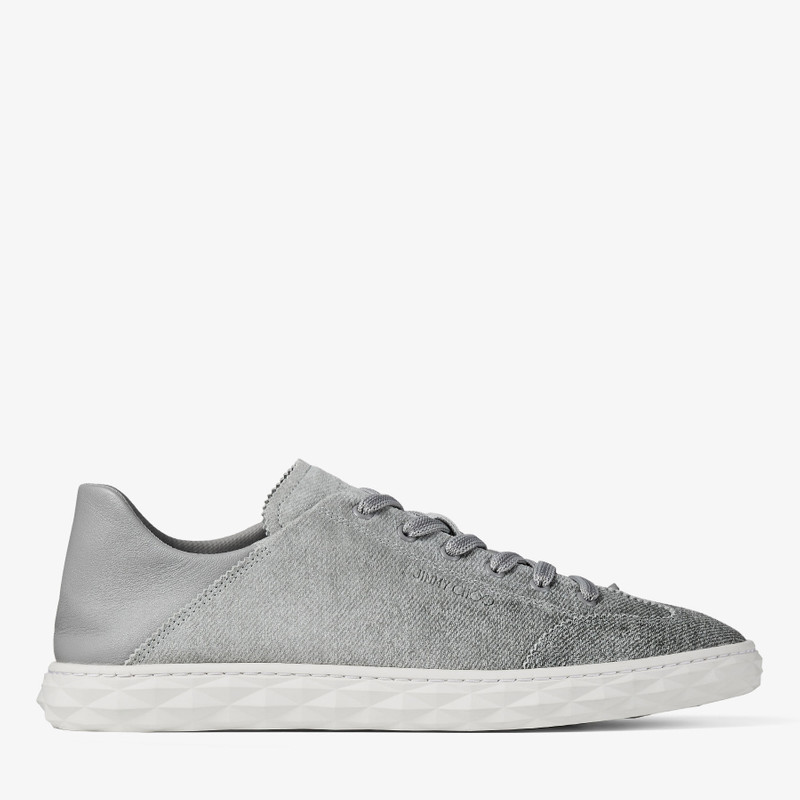 Diamond Flex C M Dove Denim Suede Mix Low Top Trainers 1