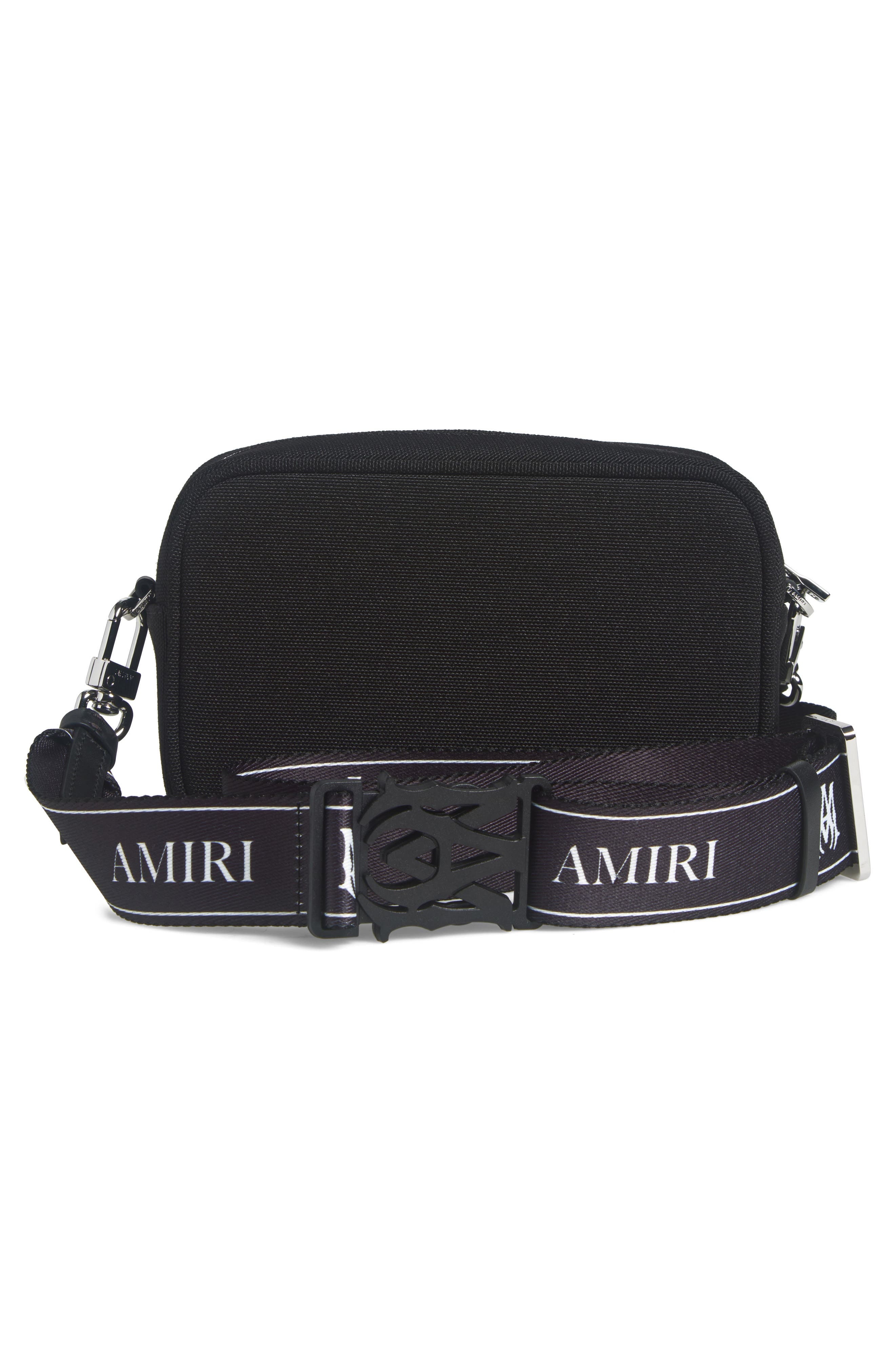 AMIRI Stacked Bones Canvas Camera Bag in Black at Nordstrom - 2