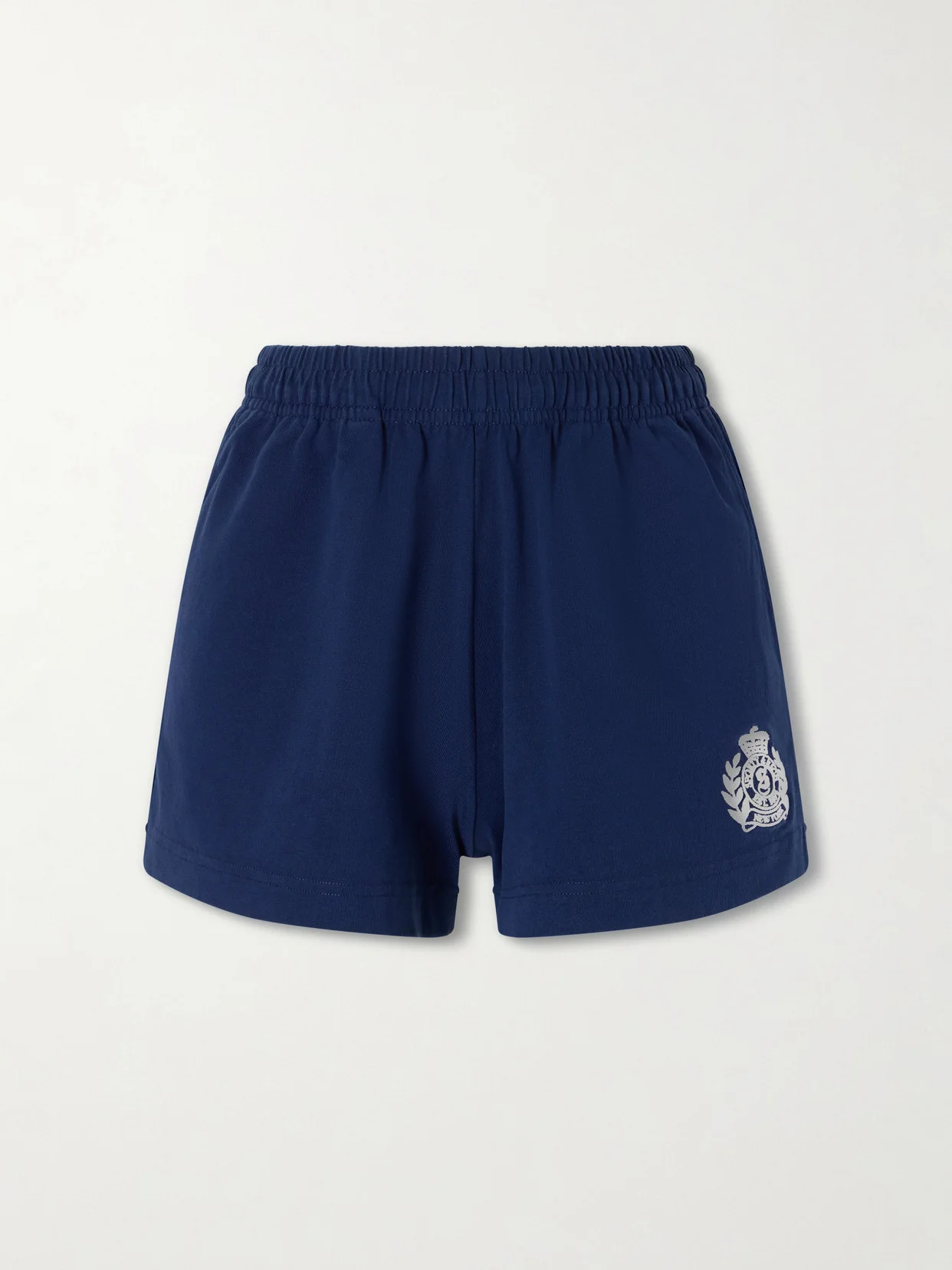 Logo-embroidered Cotton-jersey Shorts - 1