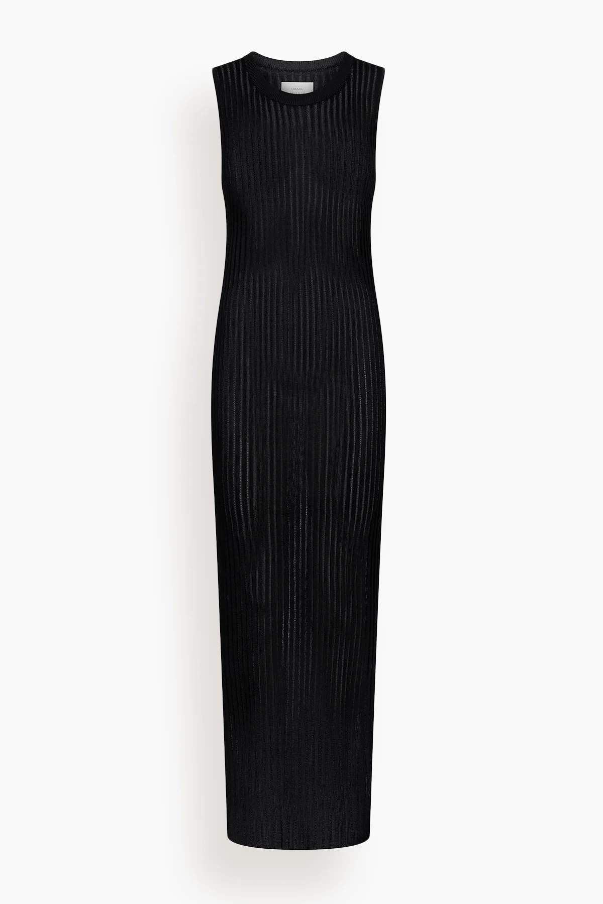 Icaria Loose Fit Midi Dress in Black - 1