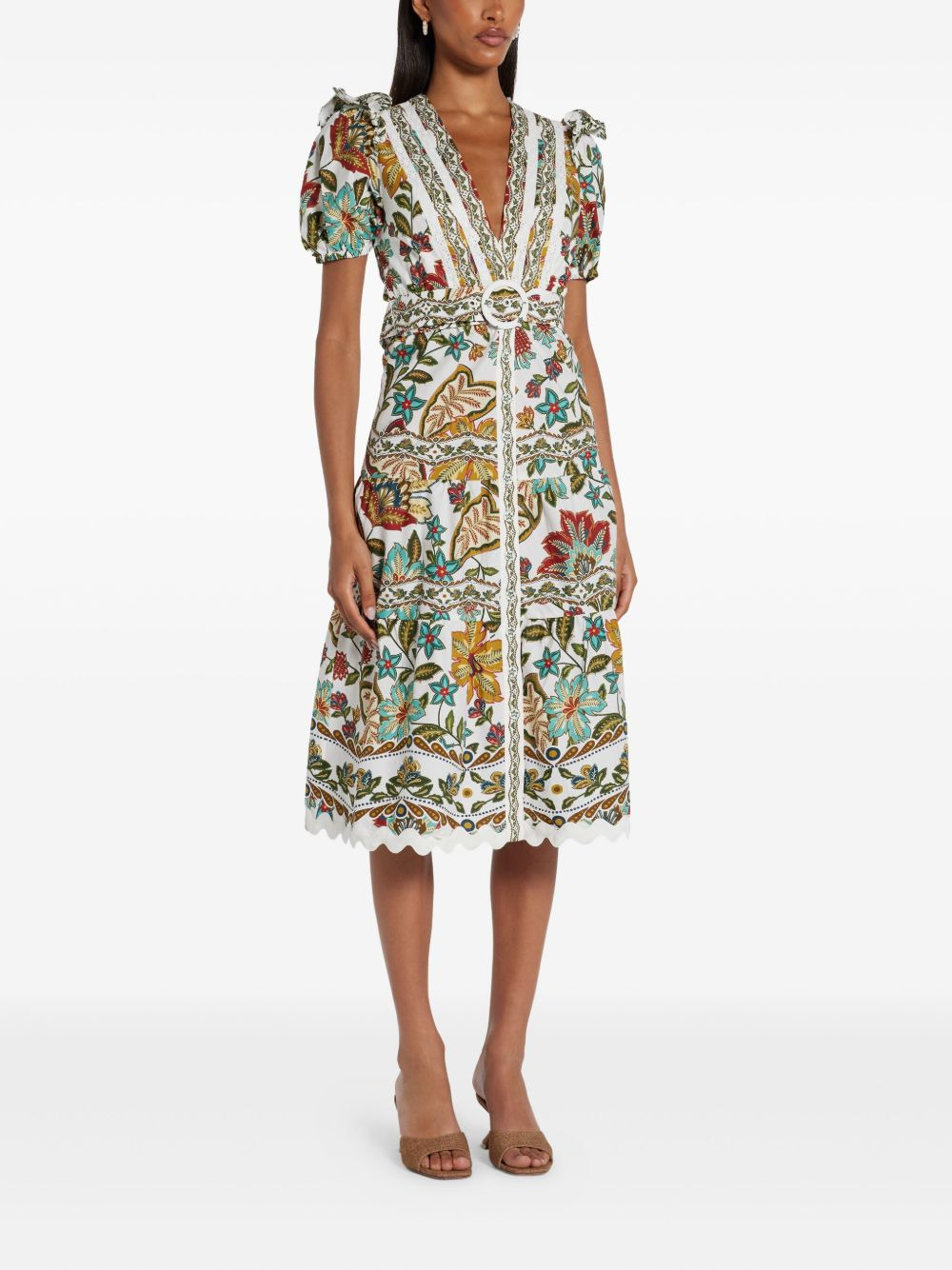 Botanicals midi dress - 3