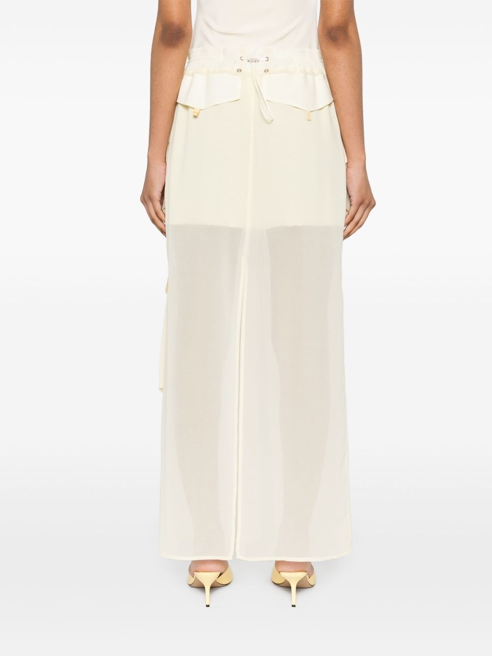 layered-design midi skirt - 4