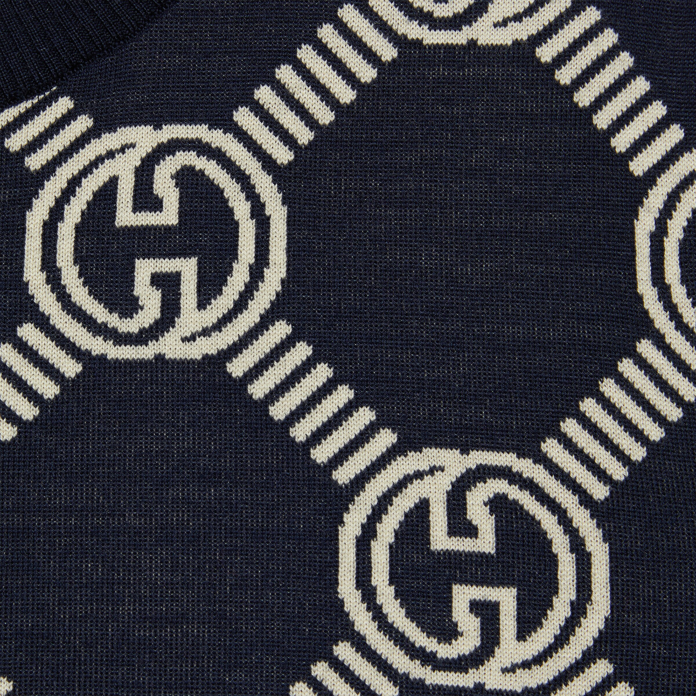 Reversible GG wool jacquard top - 7