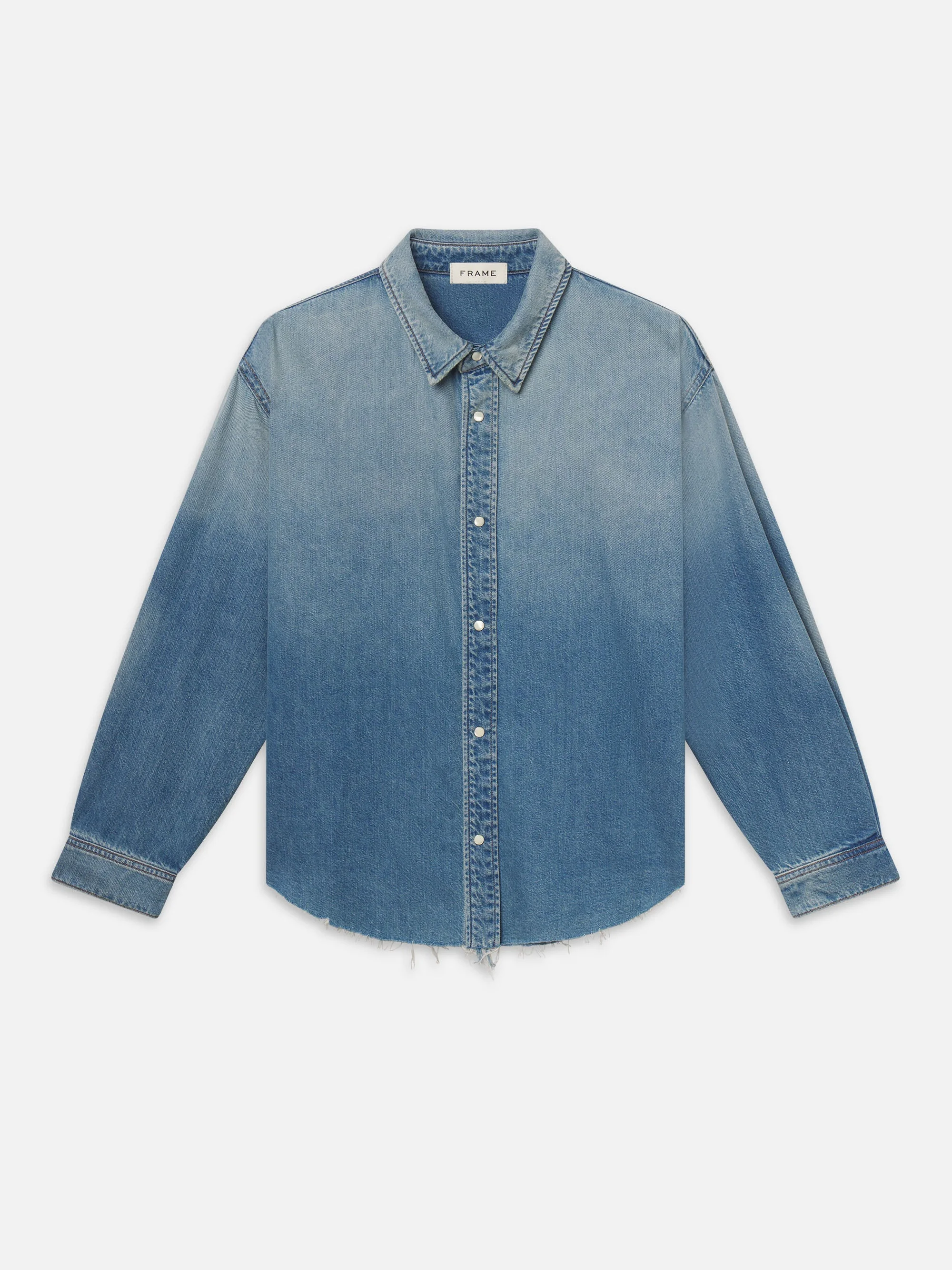 Relaxed Denim Shirt - 1