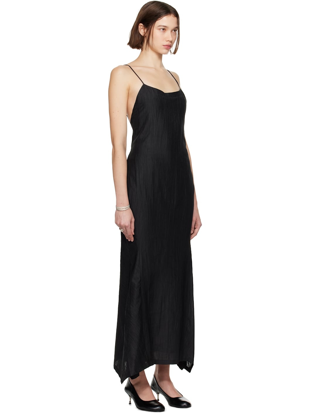 Black Naiad Maxi Dress - 2