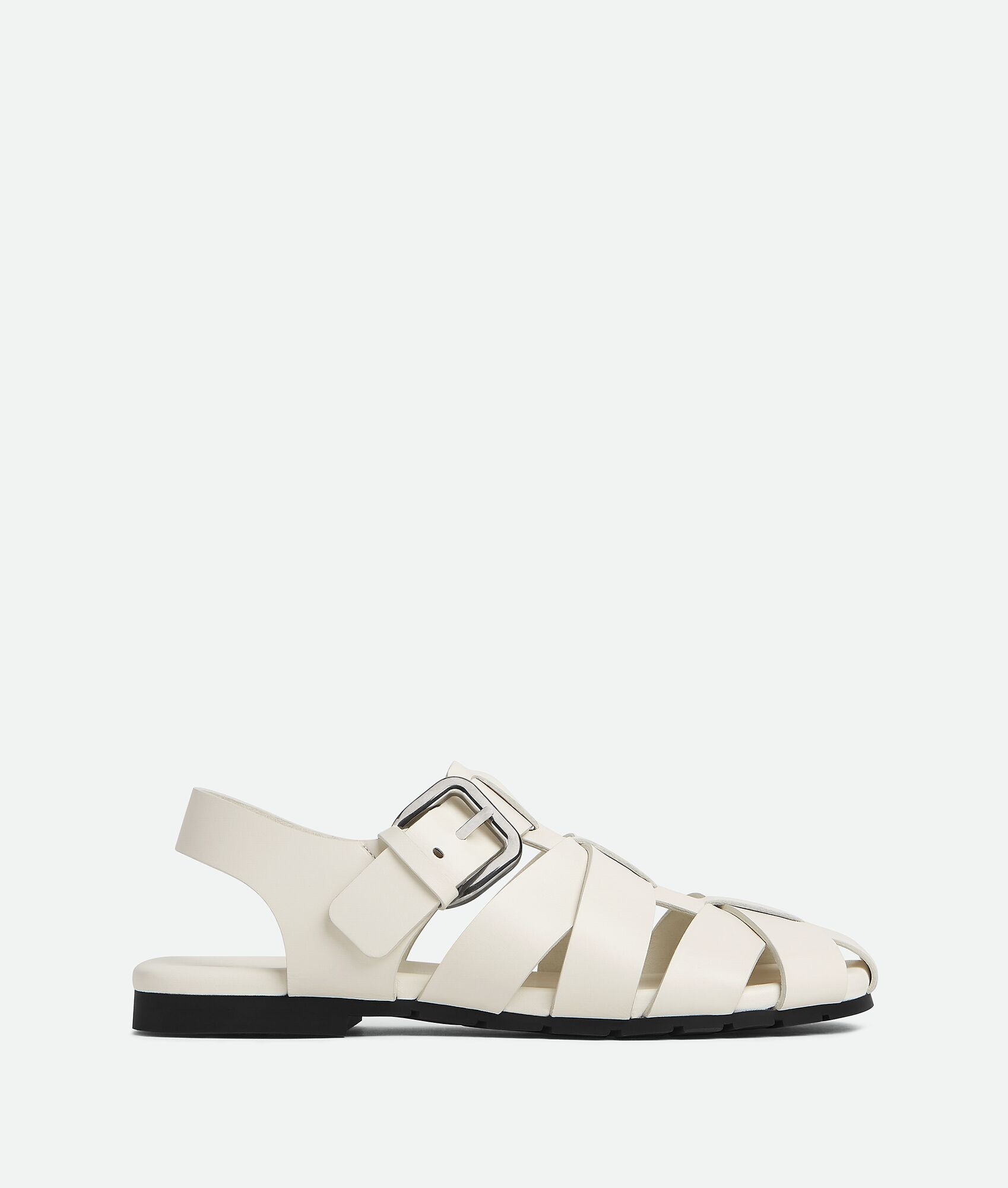 Bottega Veneta Alfie ポインテッドトゥ スライド Alfie Flat Sandal Black | The Webster