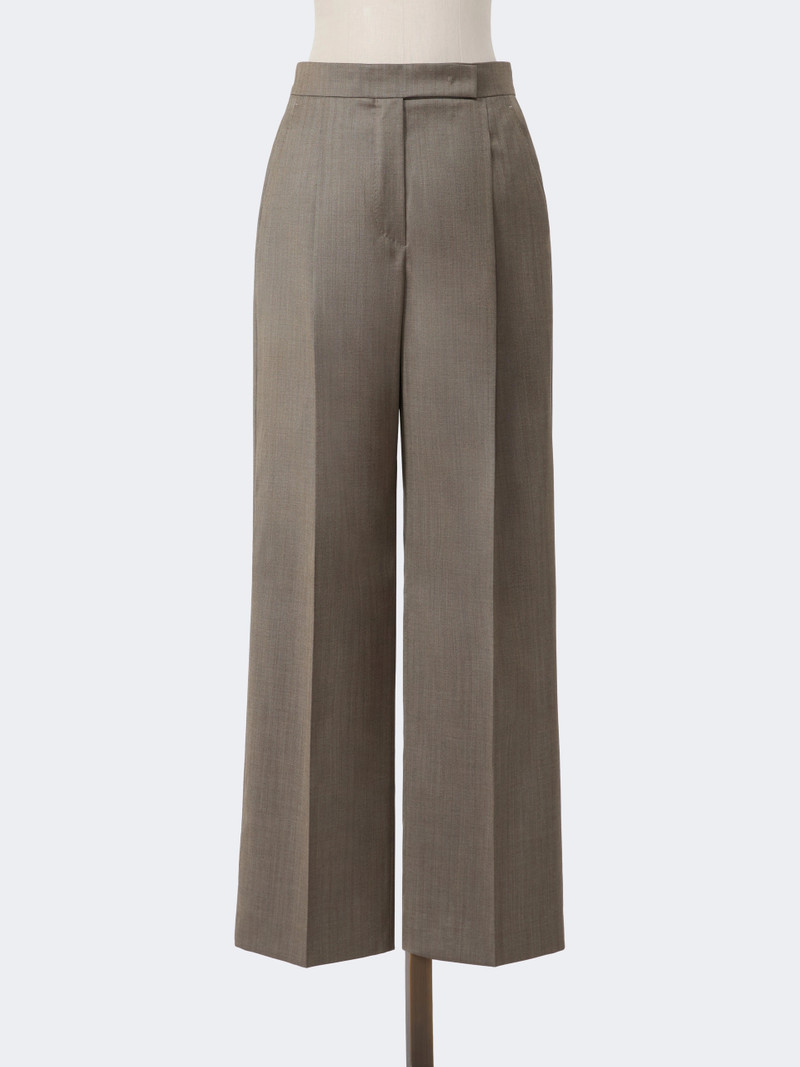 FIORIRE Wool and silk trousers - CAMEL 1