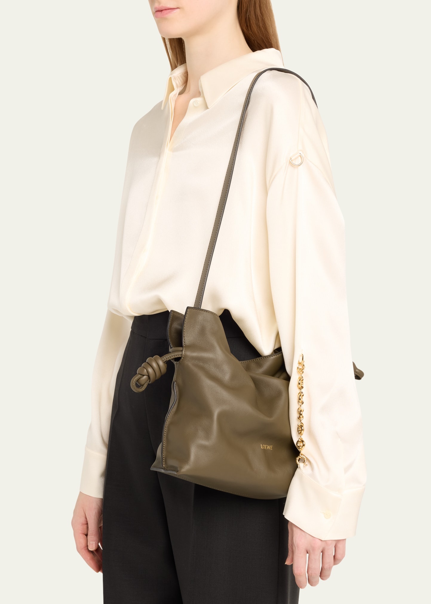 Flamenco Leather Clutch Bag - 2
