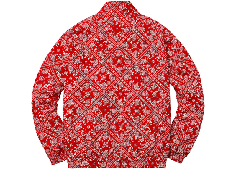 Supreme Supreme Bandana Track Jacket Red outlook
