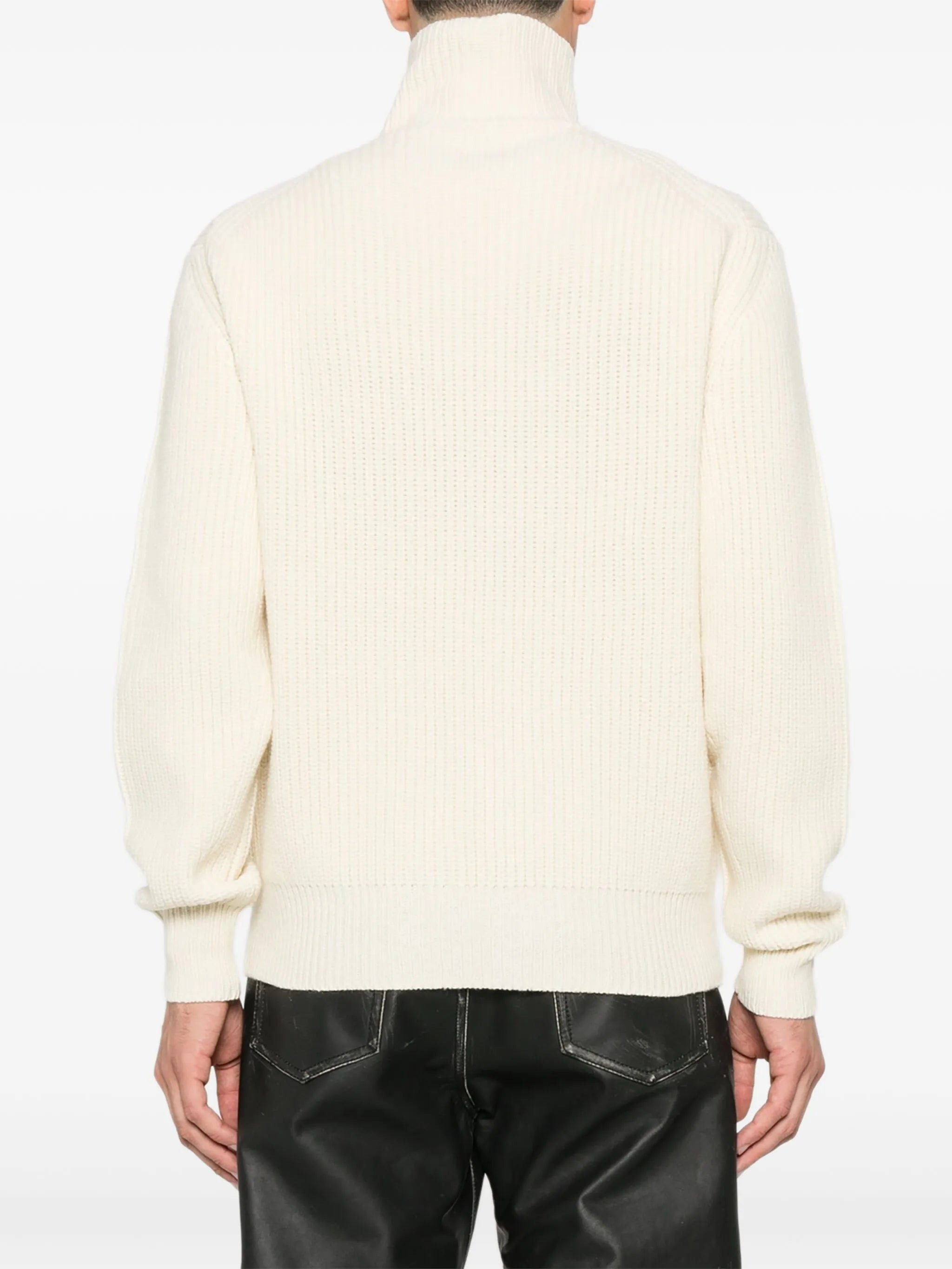 Tom Ford High-neck Zip-front Sweater - 5
