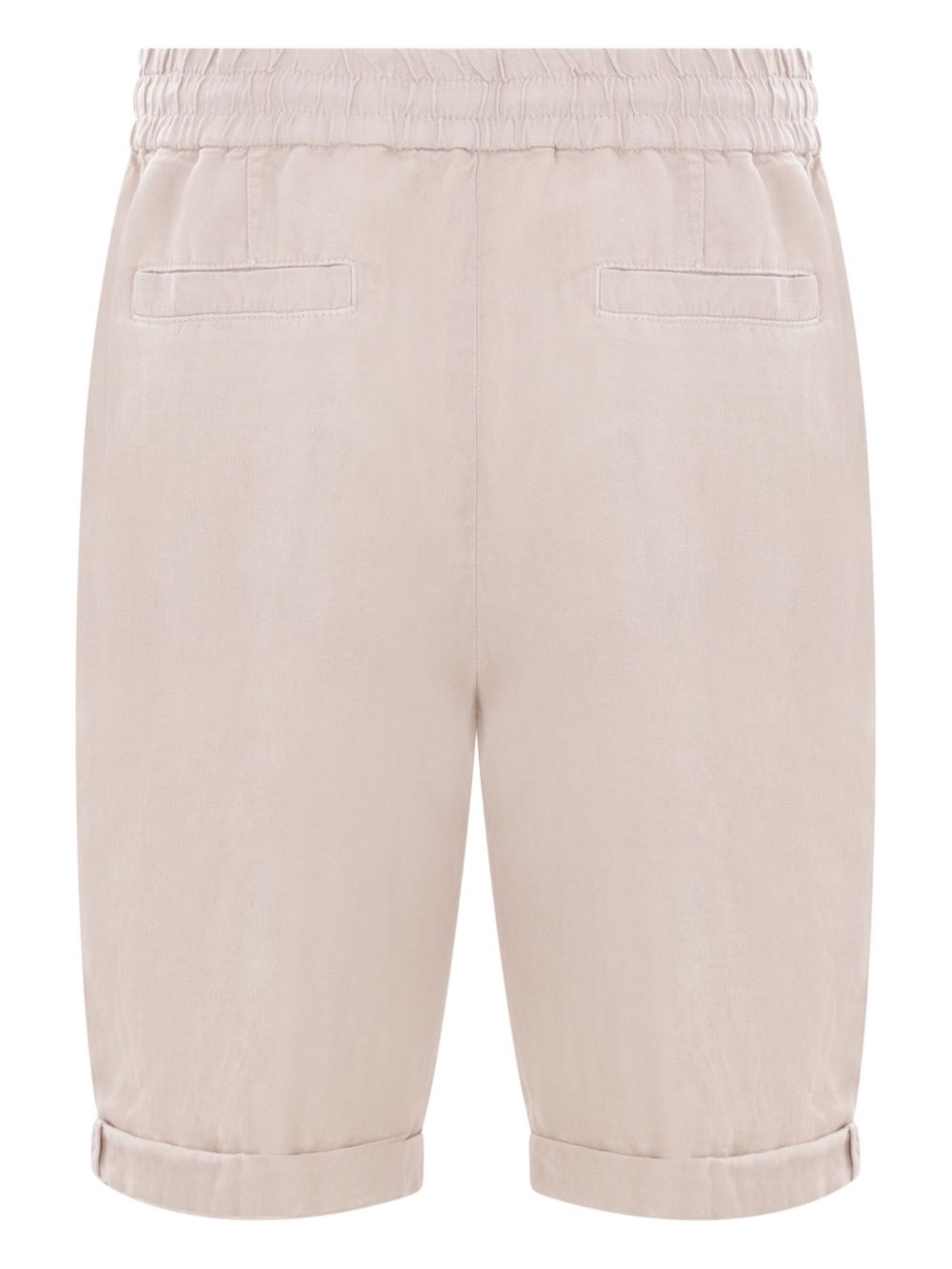 linen track shorts - 2