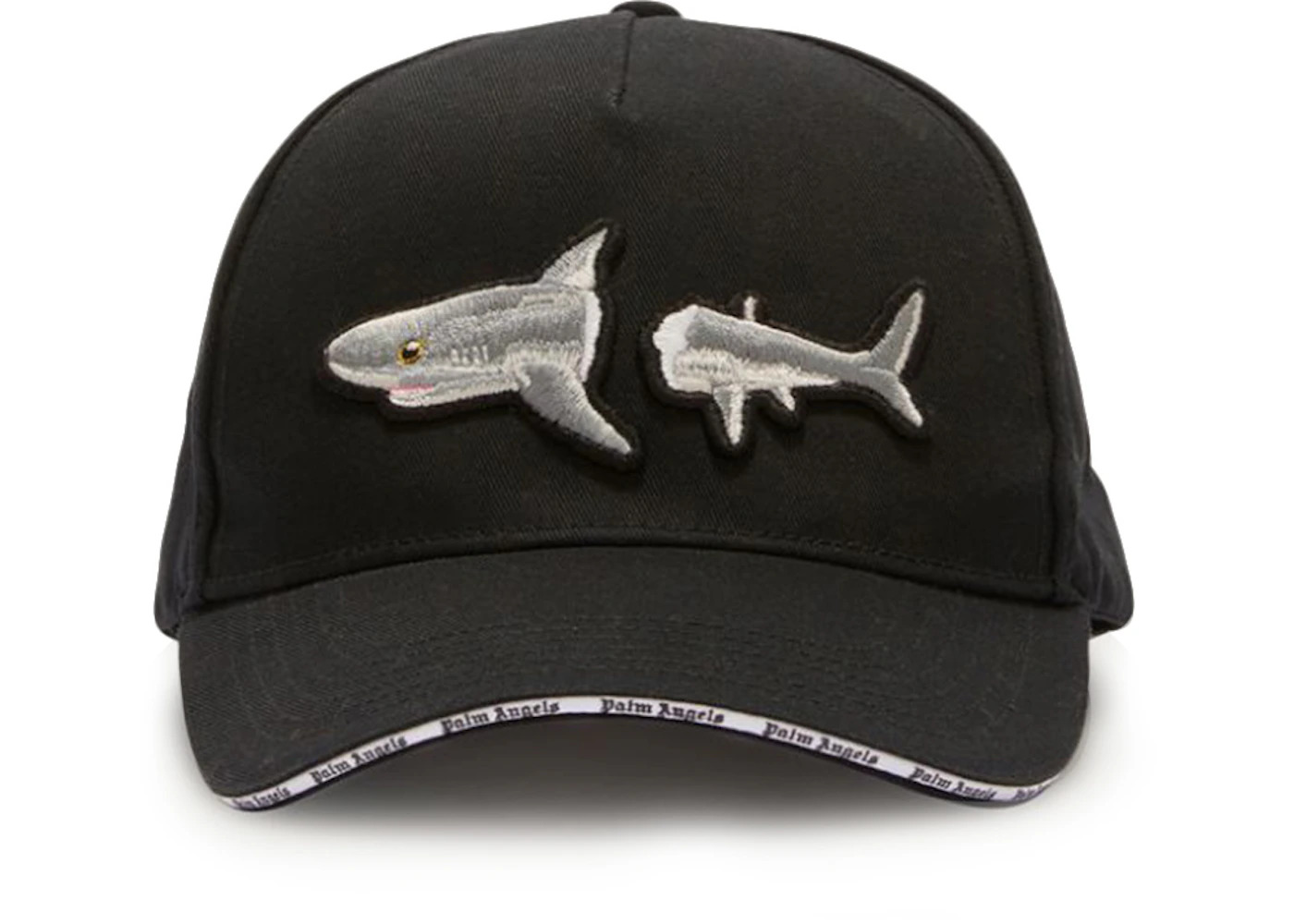 Palm Angels Broken Shark Cap Black/Grey - 1