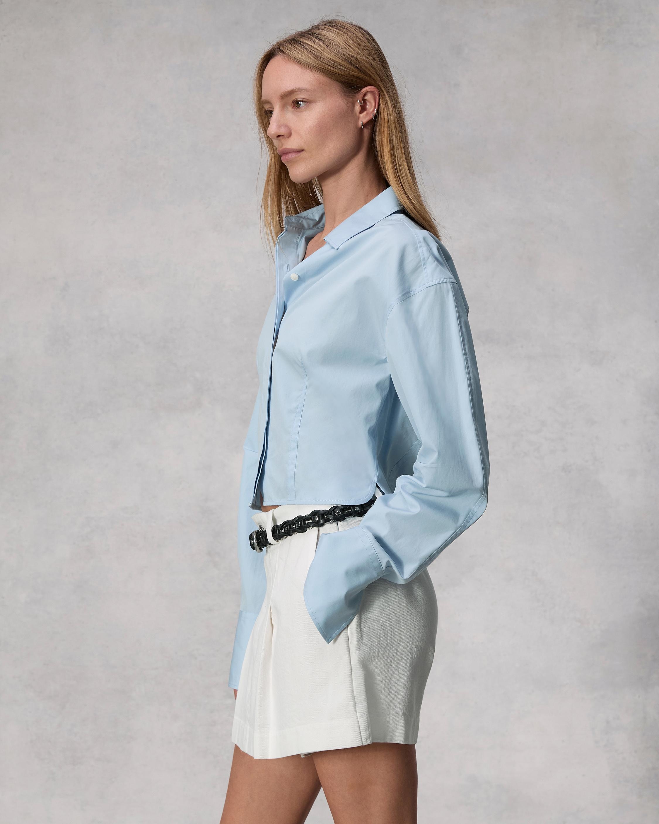 Claudia Cotton Poplin Shirt
Classic Fit Button Down - 4