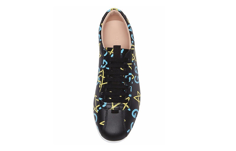 (WMNS) Gucci Apollo Star Leather GG Logo 'Black' 408527-DSV30-1075 - 2
