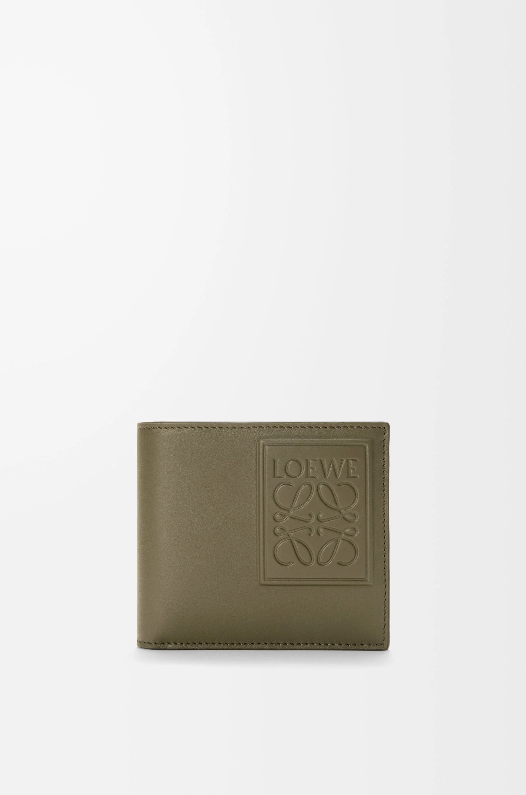 Bifold coin wallet in satin calfskin - 1