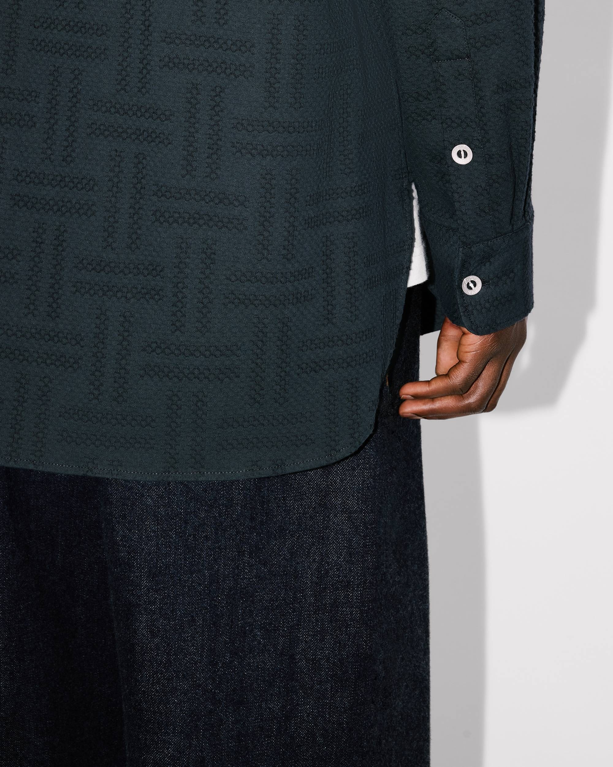 'KENZO Weave' workwear overshirt - 9