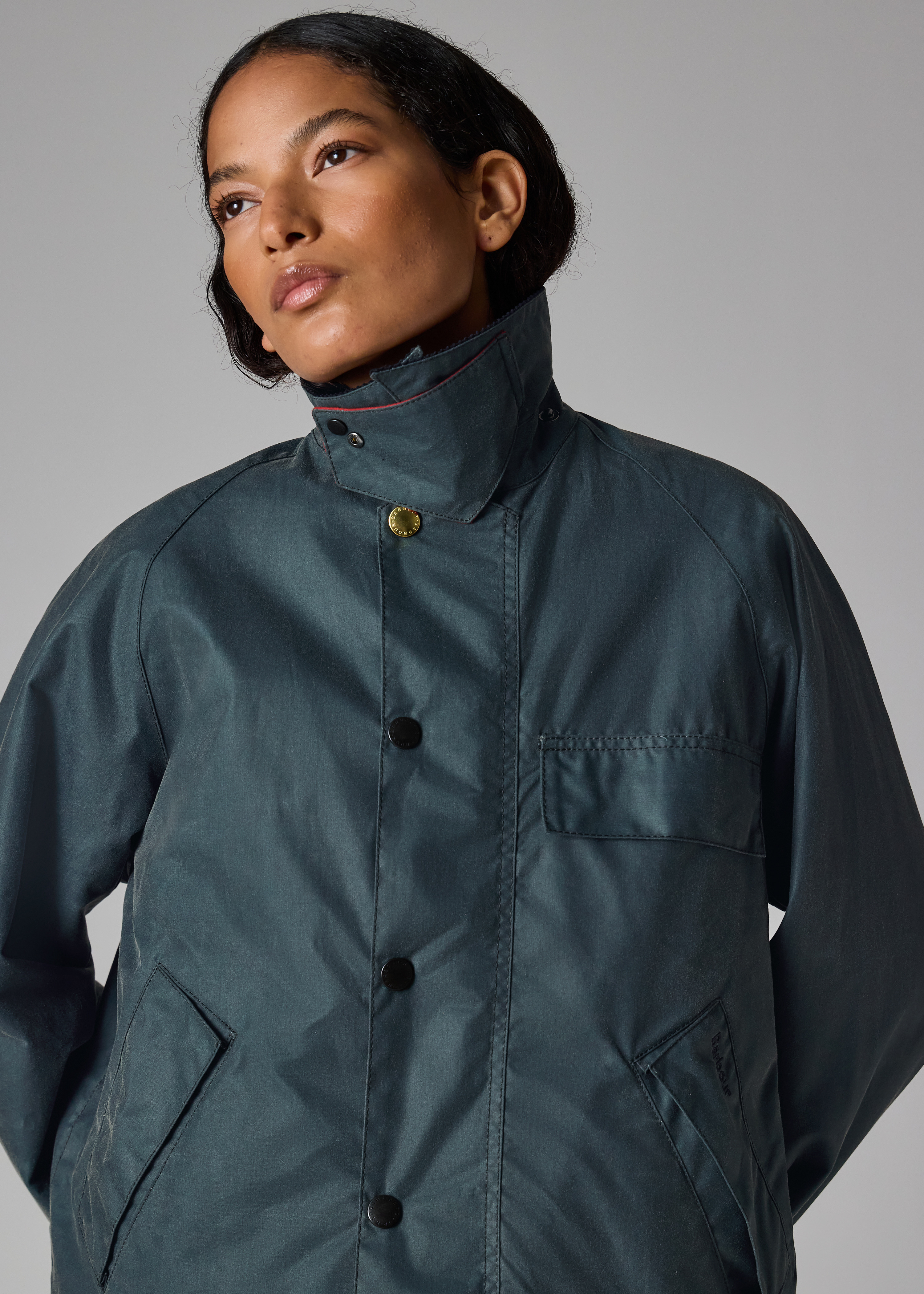 Paul Smith loves Barbour - Slate Transport Wax Jacket - 12