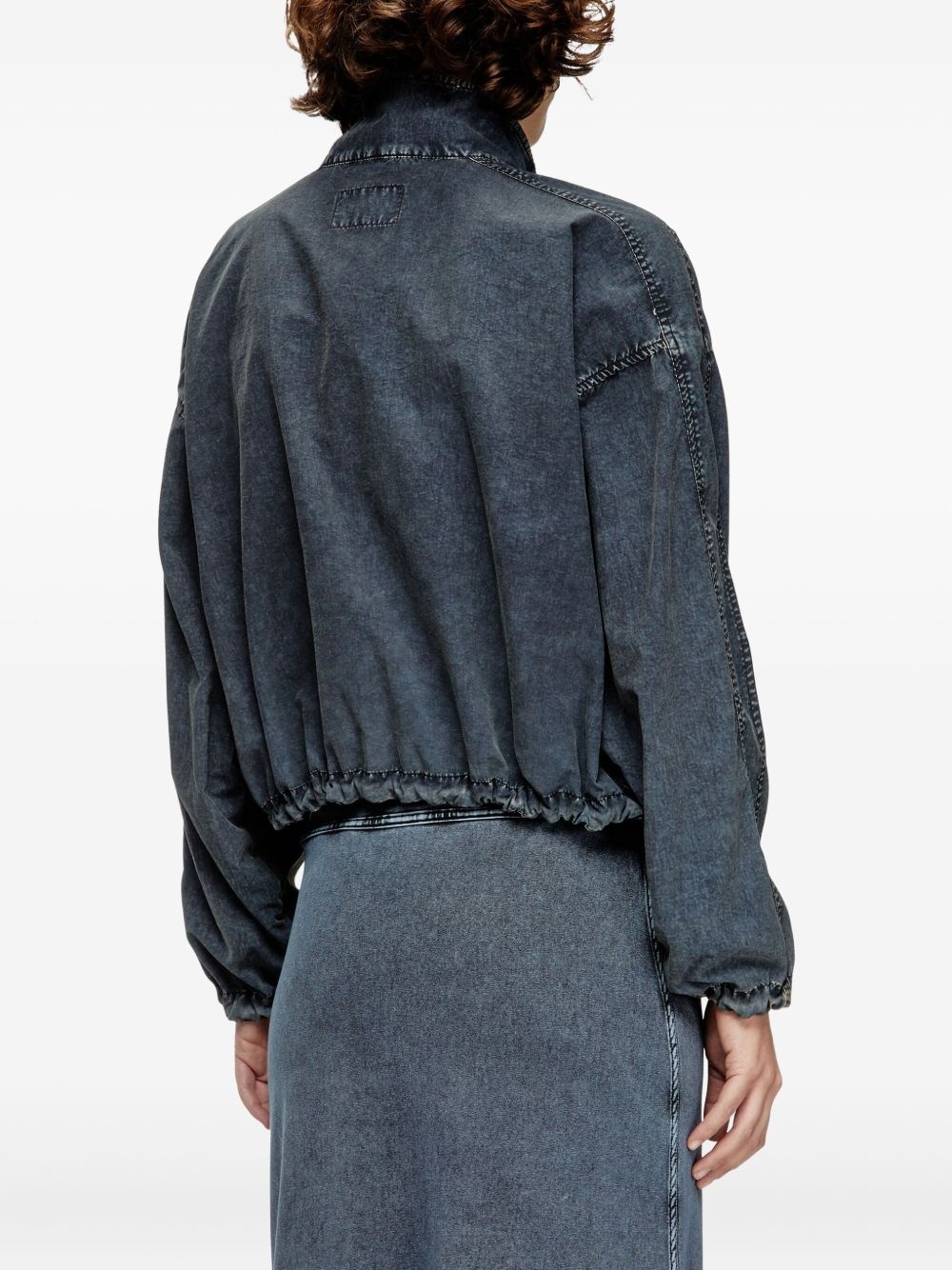 G-Leam-R1 cropped denim jacket - 4
