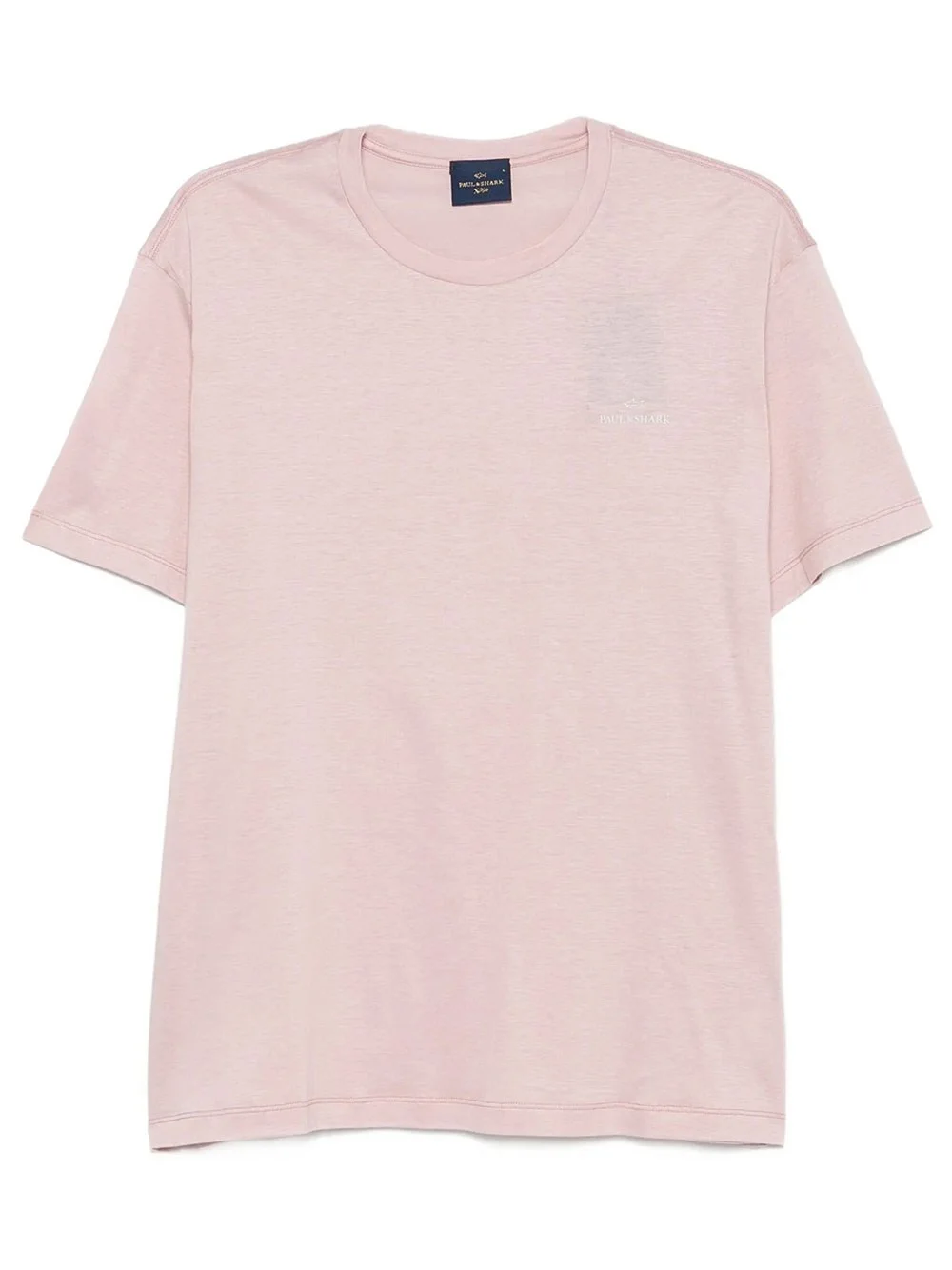 COTTON BLEND T-SHIRT WITH TONE-ON-TONE LOGO PRINT - 1