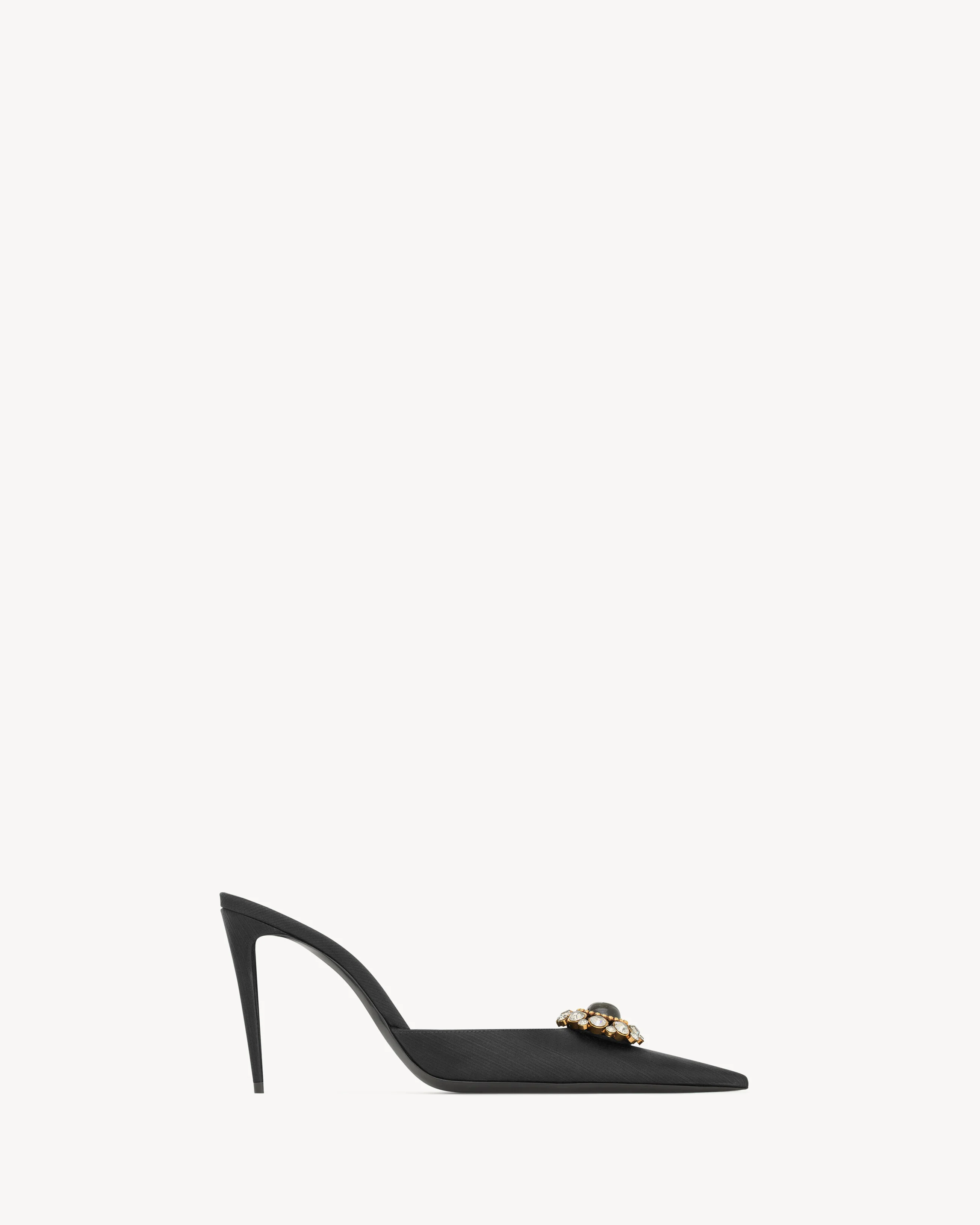COSMO MULES IN SATIN AND CRYSTALS - 1