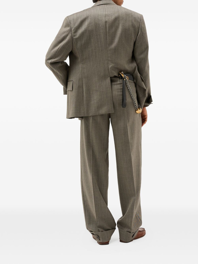 pinstripe wool twill oversized pants 3