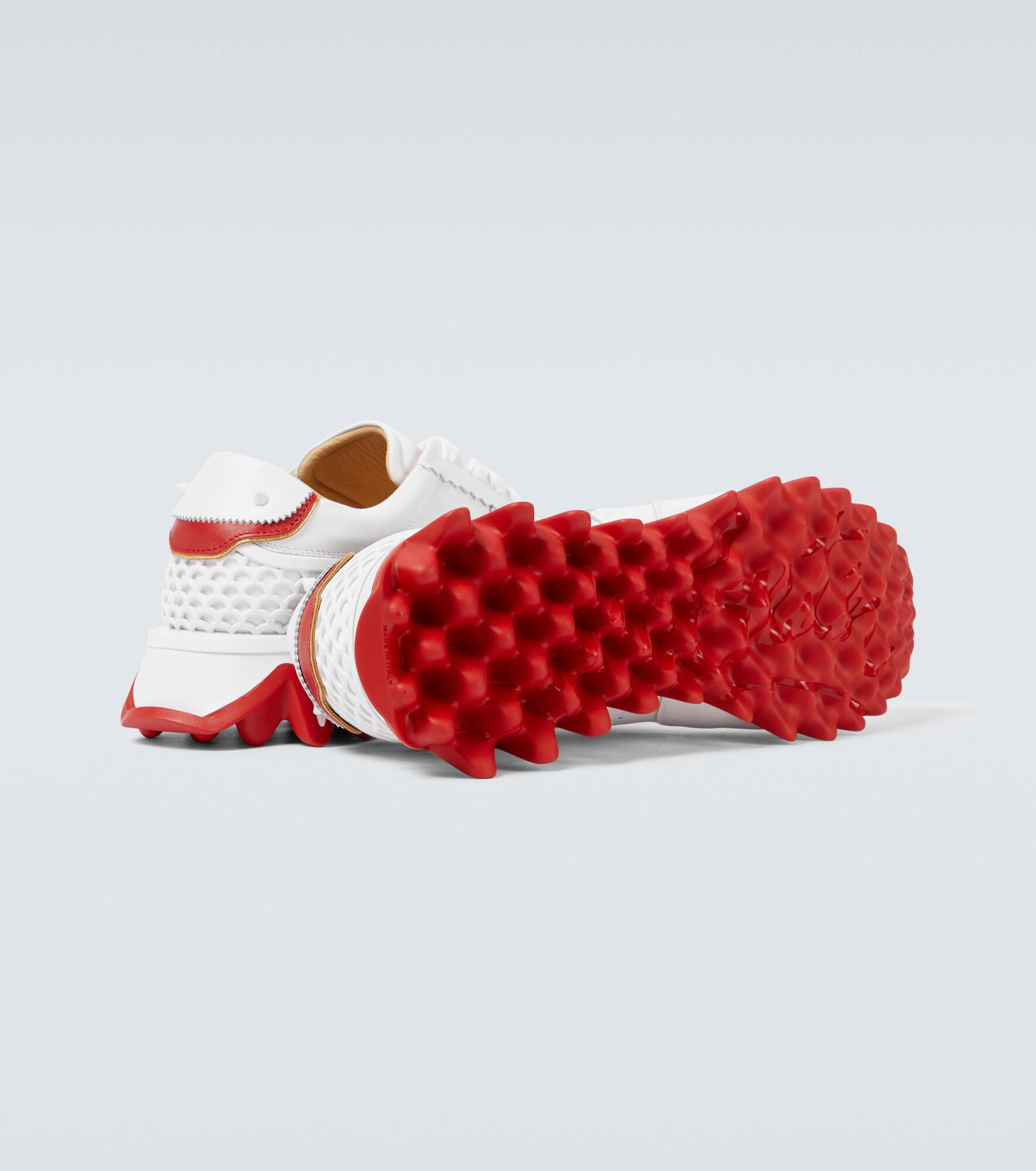 Loubishark leather sneakers - 7