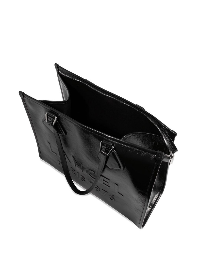 large embossed-logo tote bag 4