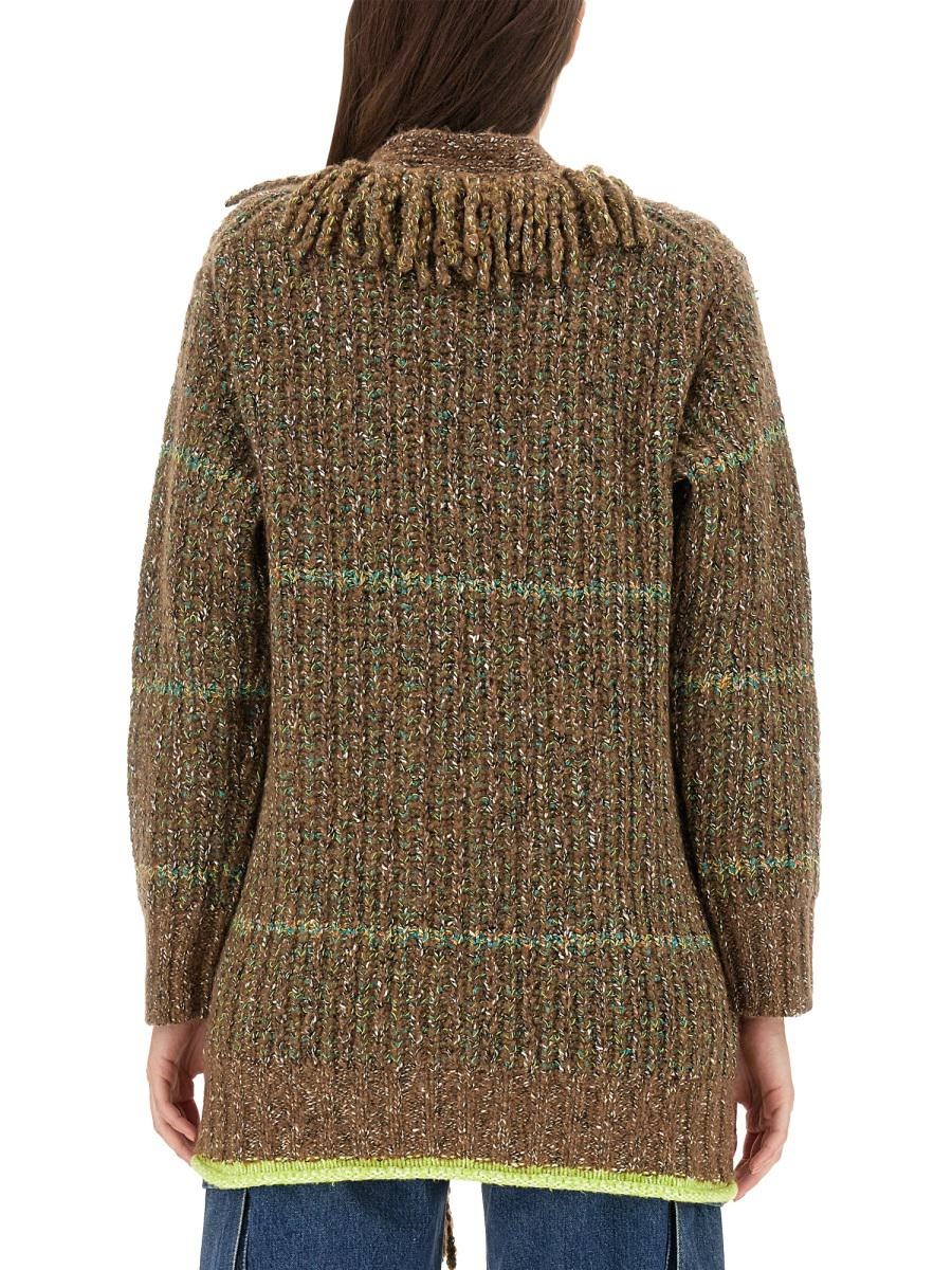 STELLA MCCARTNEY WOOL BLEND CARDIGAN - 3