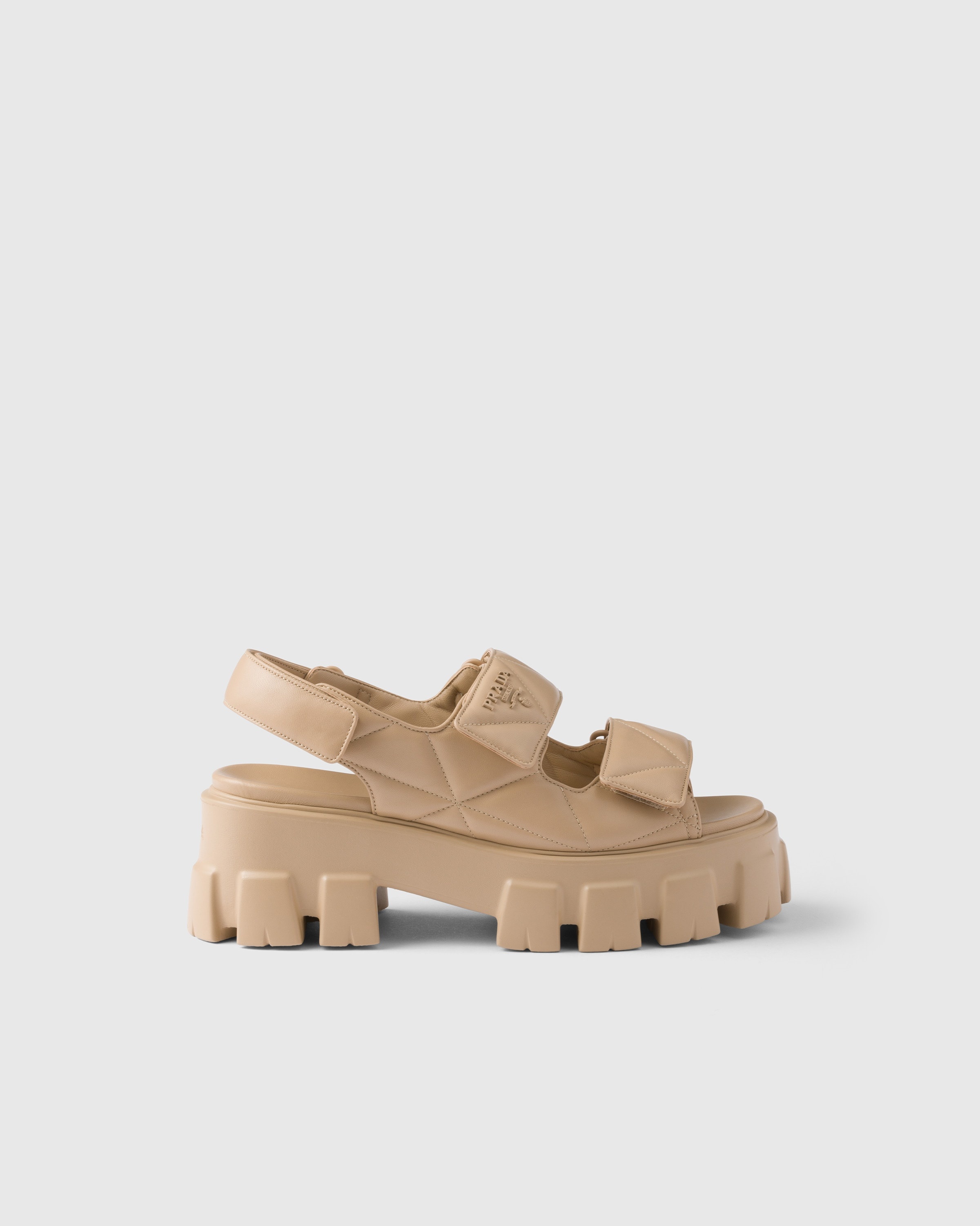 Monolith nappa leather sandals - 2