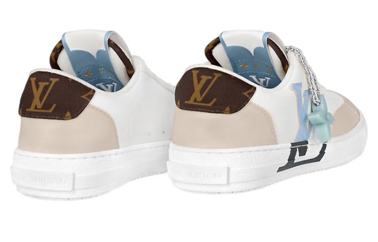 (WMNS) LOUIS VUITTON Charlie Sneakers 'Blue Beige' 1ABYV8 - 4