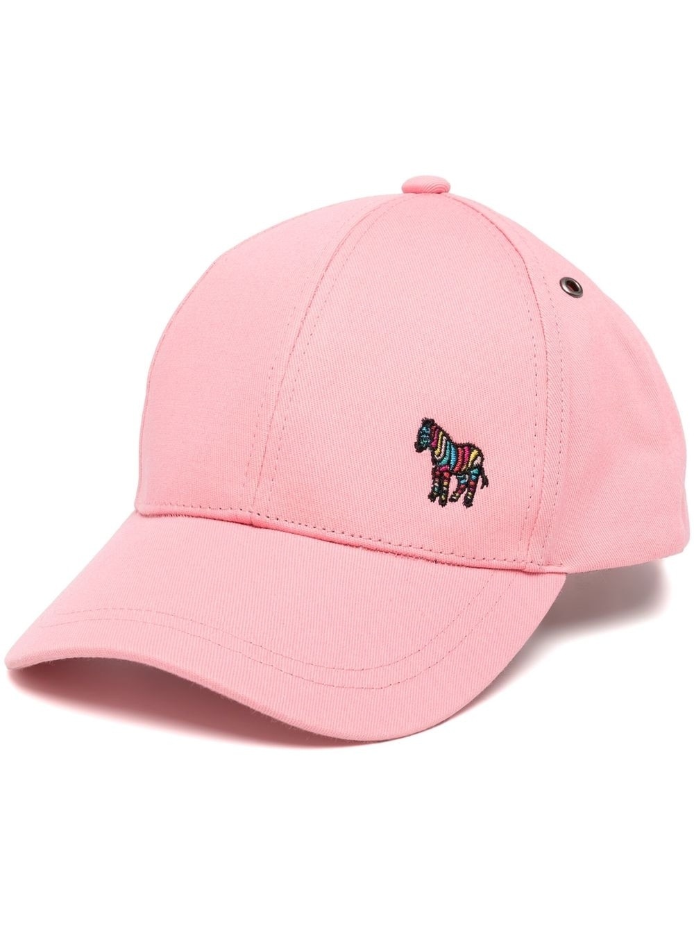 embroidered-zebra baseball cap - 1