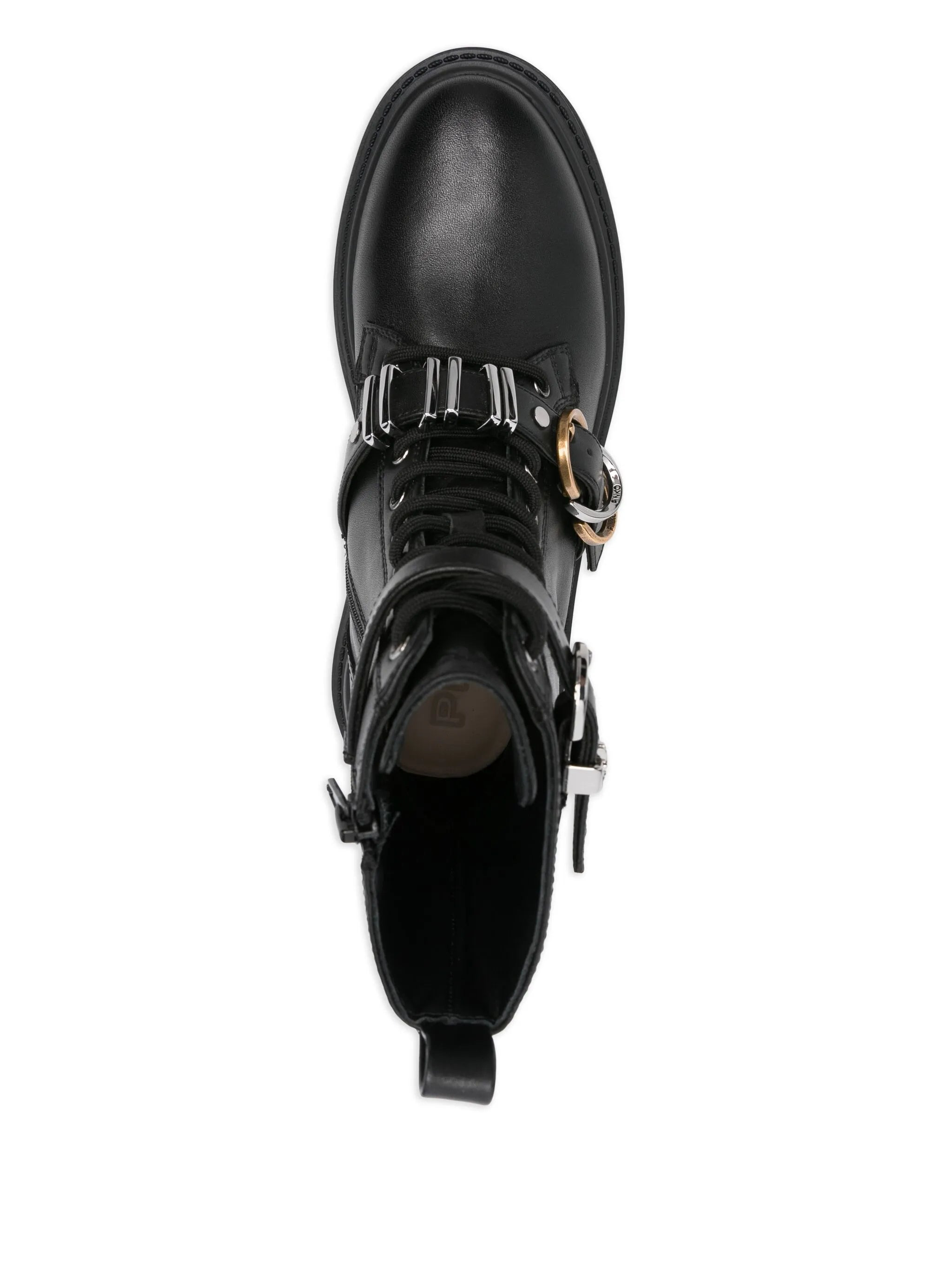 Pinko Leather Combat Boots - 3