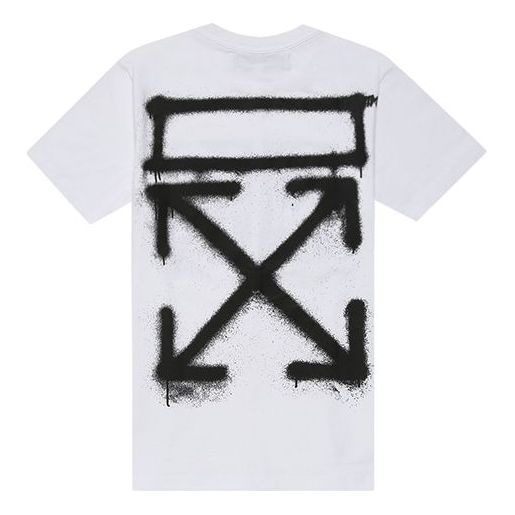 Off-White SS20 Virgil Abloh Men's White Spray Painting Slim White OMAA027R201850150110 - 2