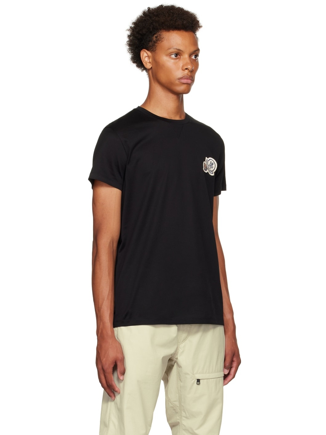 Black Double Logo T-Shirt - 2