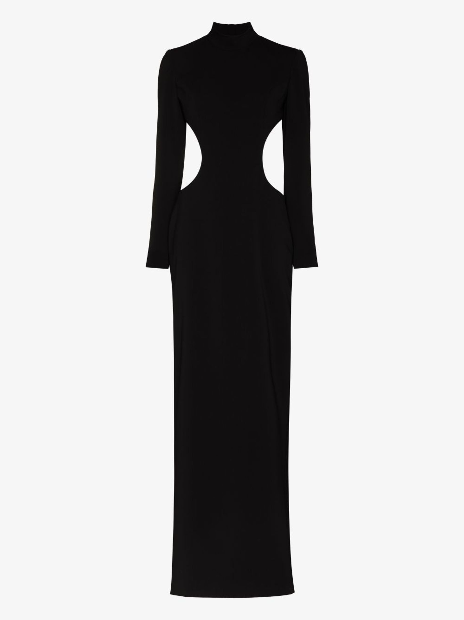High Neck Backless Gown - 1