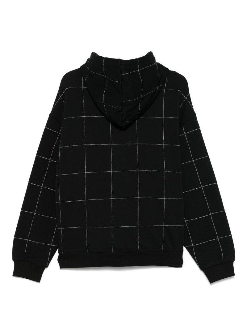HUGO checked hoodie outlook