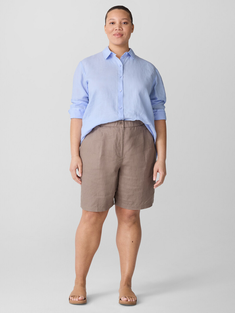 Organic Linen Shorts 6