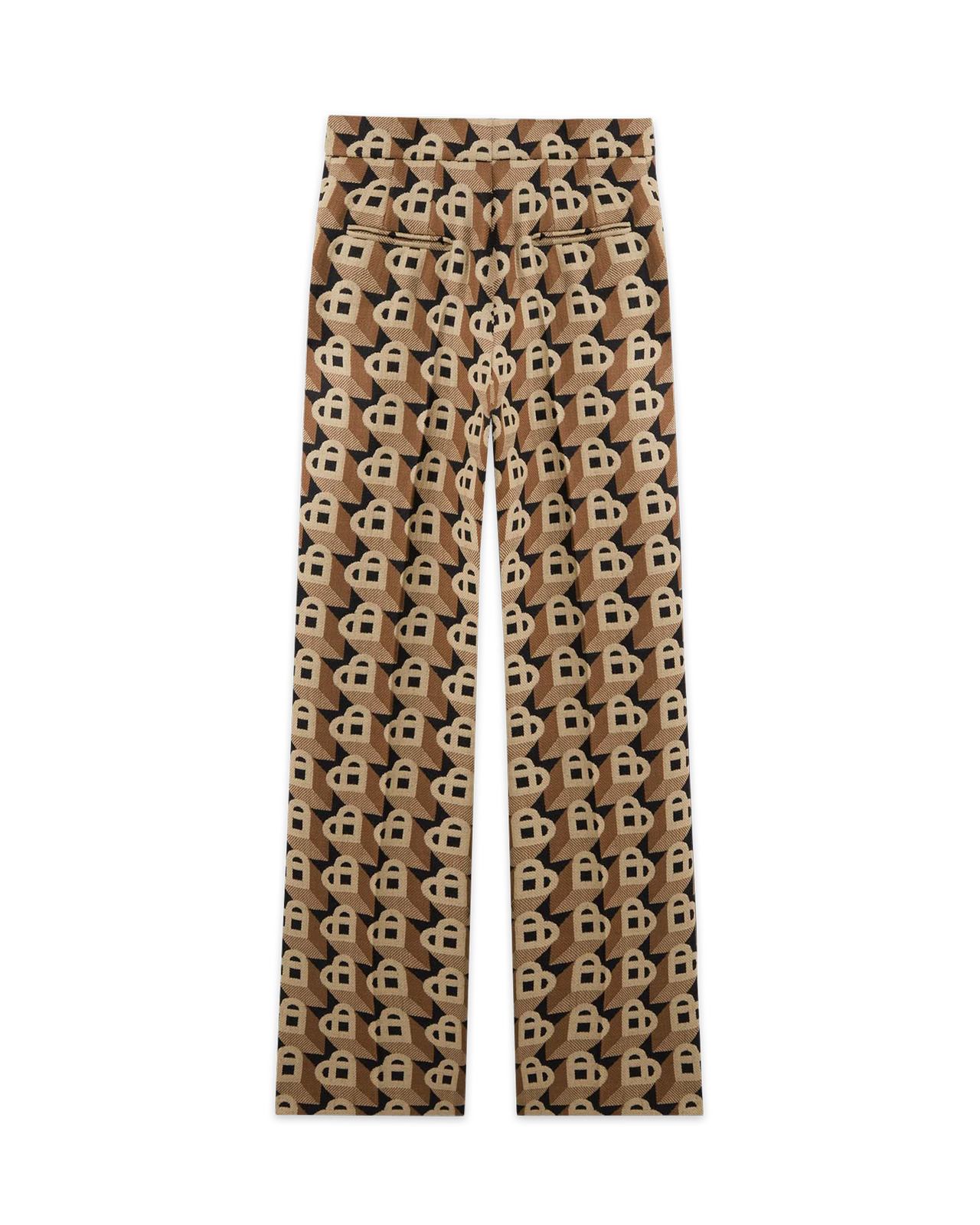 Heart Jacquard Trousers - 2
