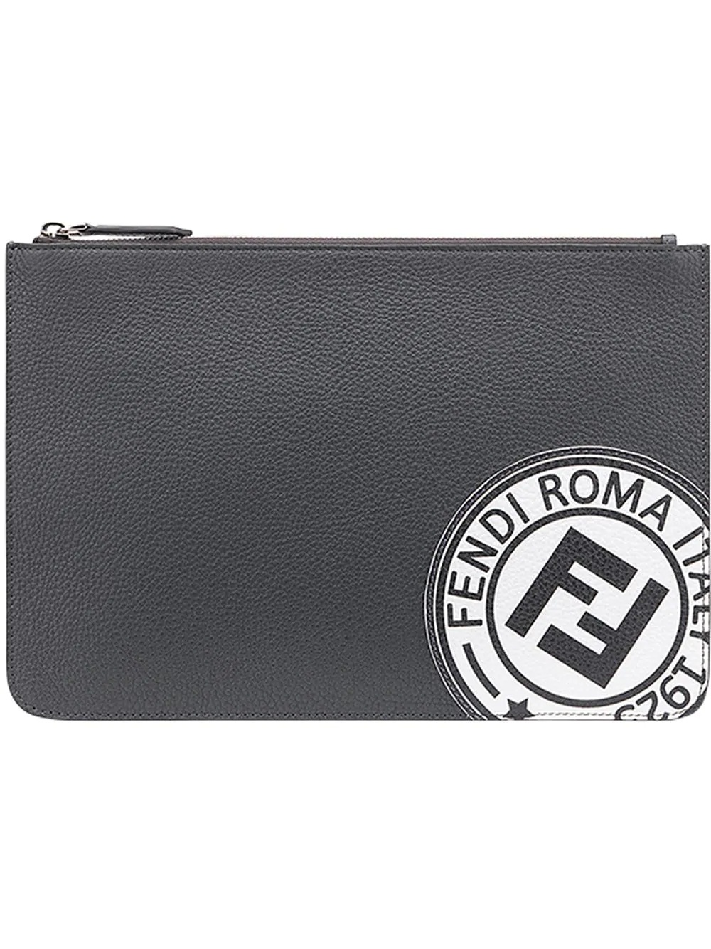 logo stamp zipped wallet - 1