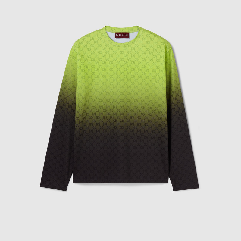 Printed technical cotton jersey T-shirt 1